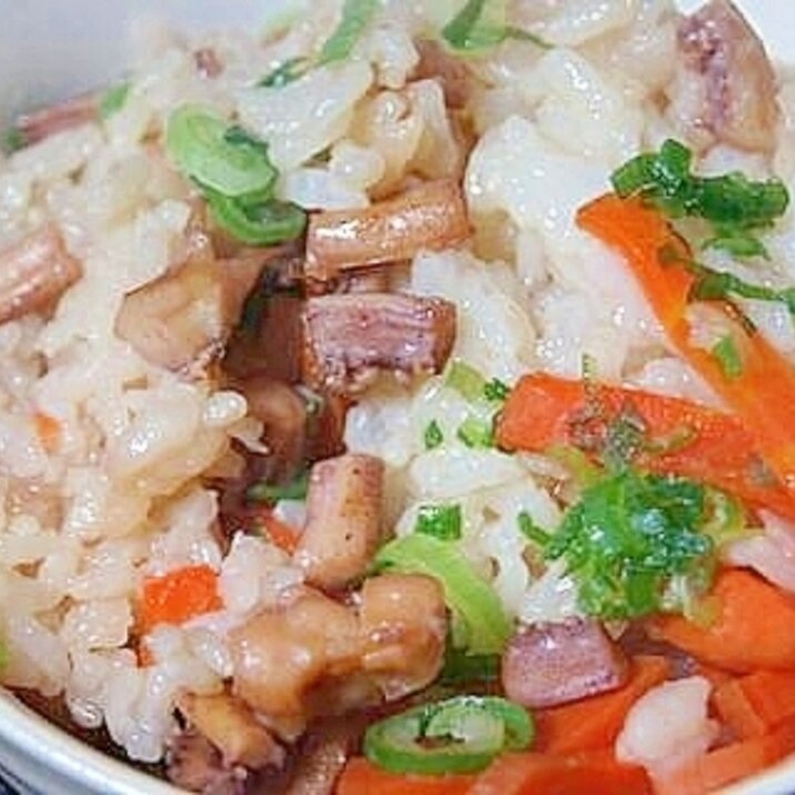 固いするめが変身! するめの炊き込みご飯